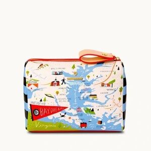Spartina 449 Bay Dreams Map Print Carry All Case
